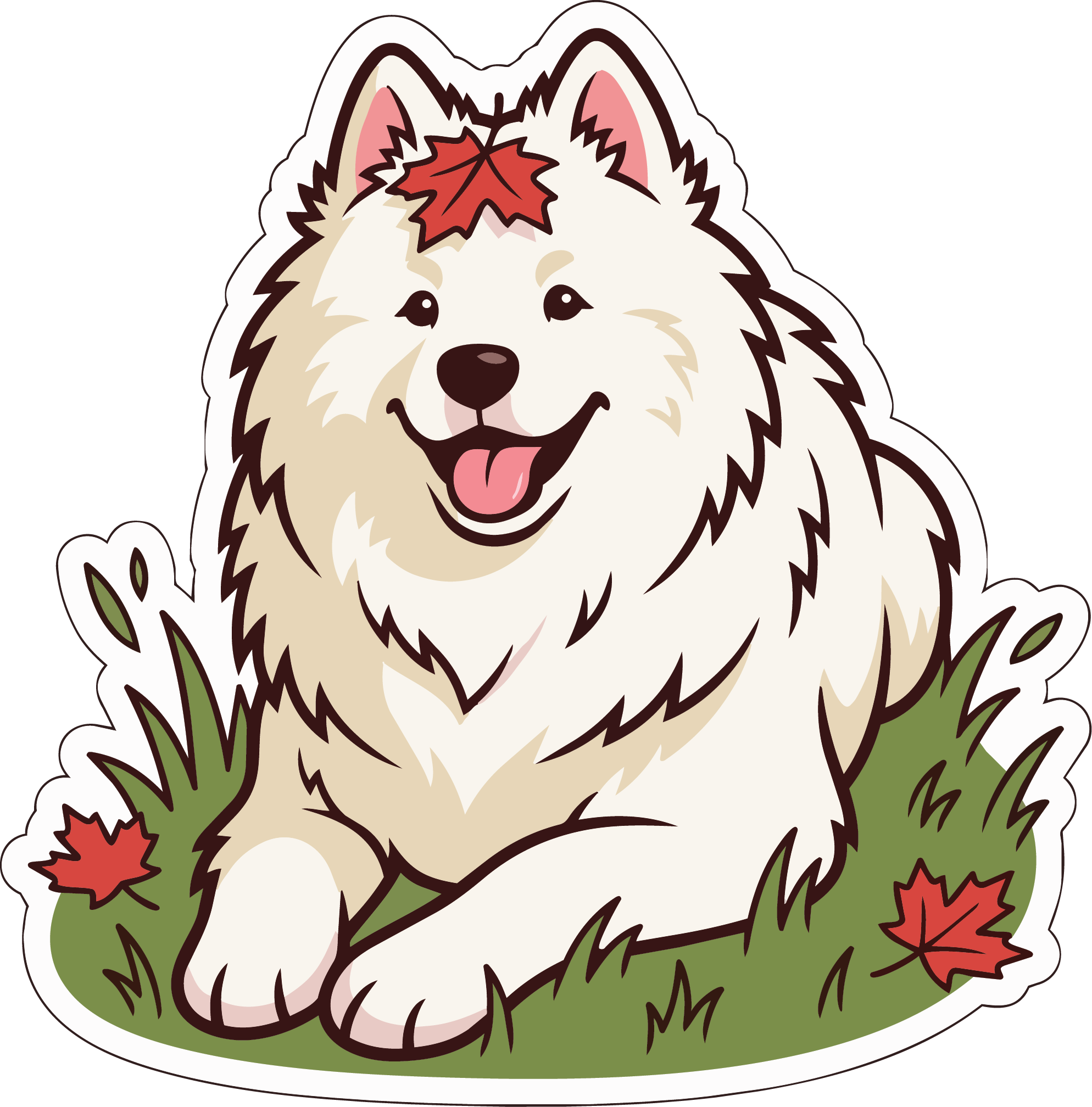 Maple Bear Die-Cut Sticker